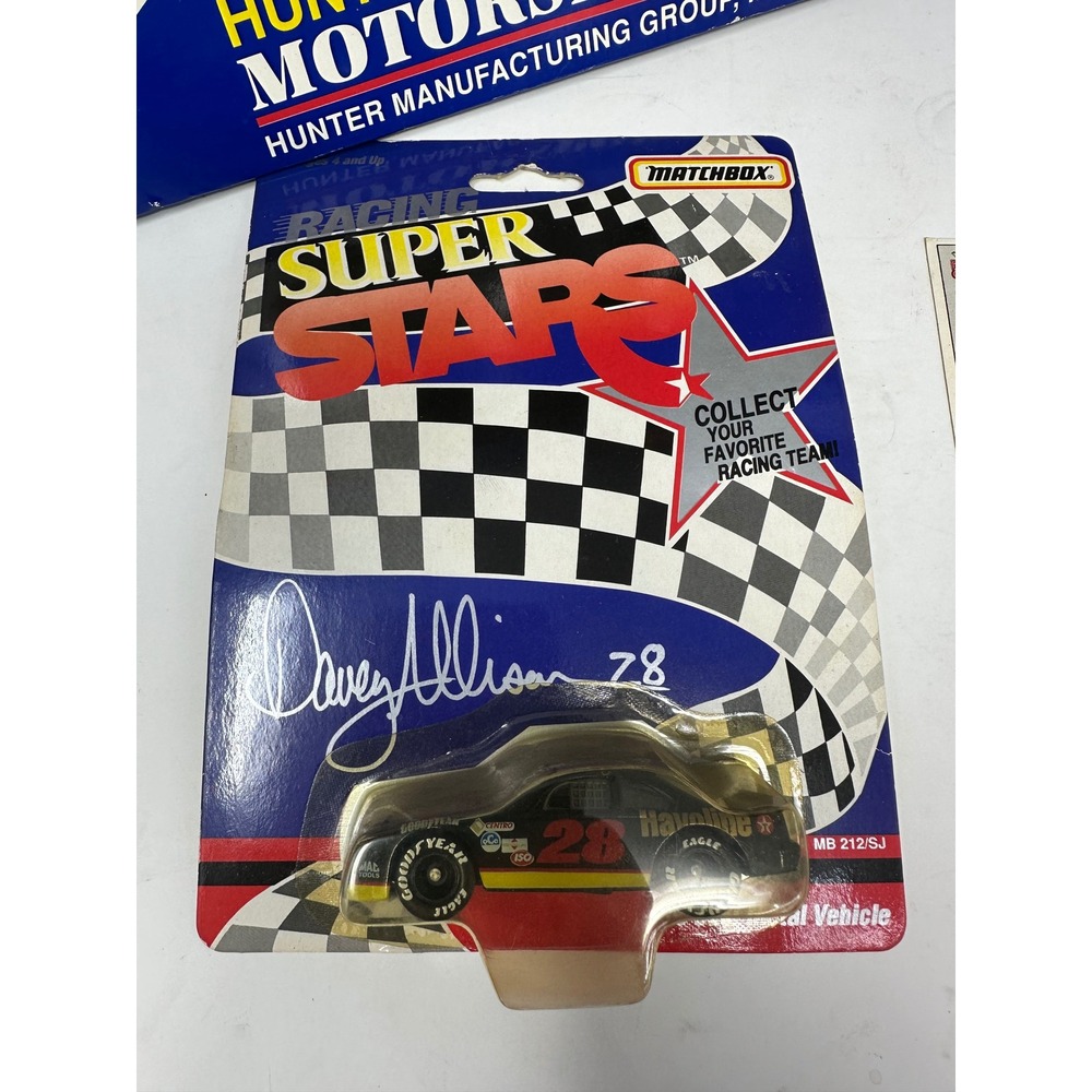 Davey Allison NASCAR Memorabilia Lot Texaco Havoline Diecast Glassware Set 28 - Picture 3 of 8